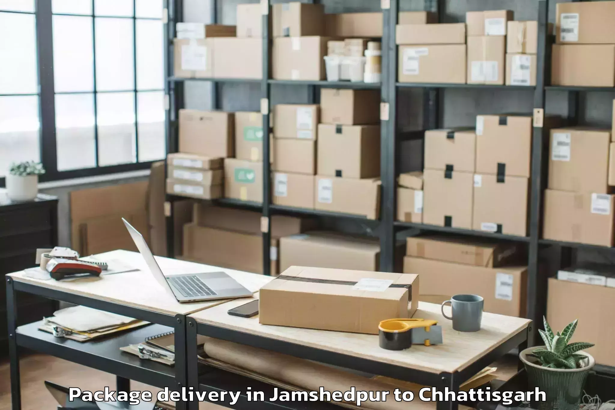 Professional Jamshedpur to Balod Package Delivery